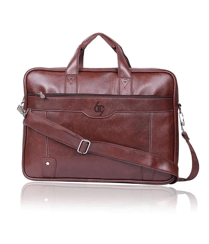 Buy Hammonds Flycatcher Laptop Bag for Men - Genuine Leather - Fits  14/15.6/16 Inch Laptop - Office Bag, Messenger & Shoulder @ ₹4,406.00